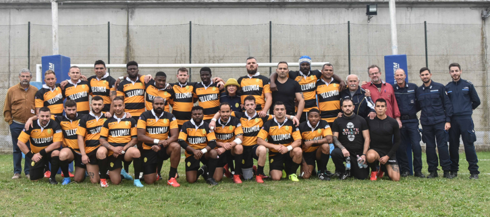 Prima vittoria per Giallo Dozza che batte il Castel San Piero 26 a 19.