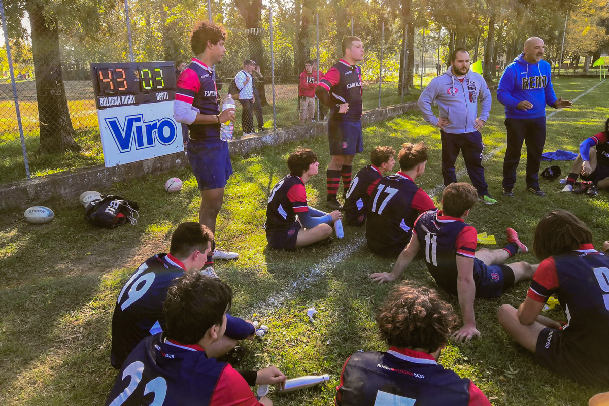 U19 Bologna Rugby Club batte il Romagna 43 a 3 Bologna Rugby Club