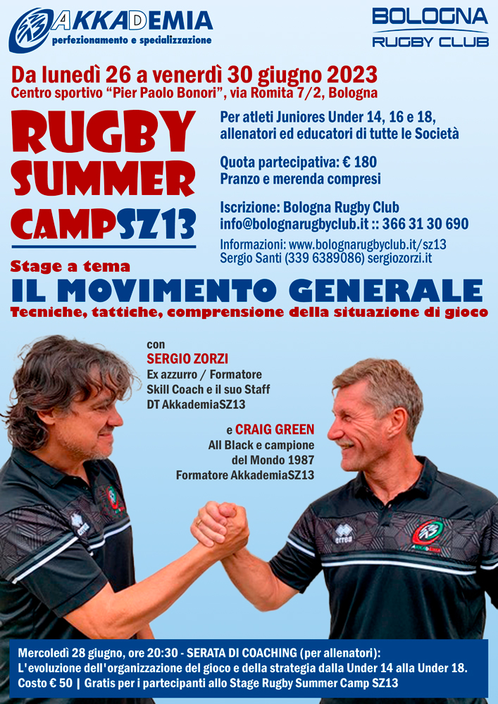 Rugby Summer Camp SZ13 Bologna