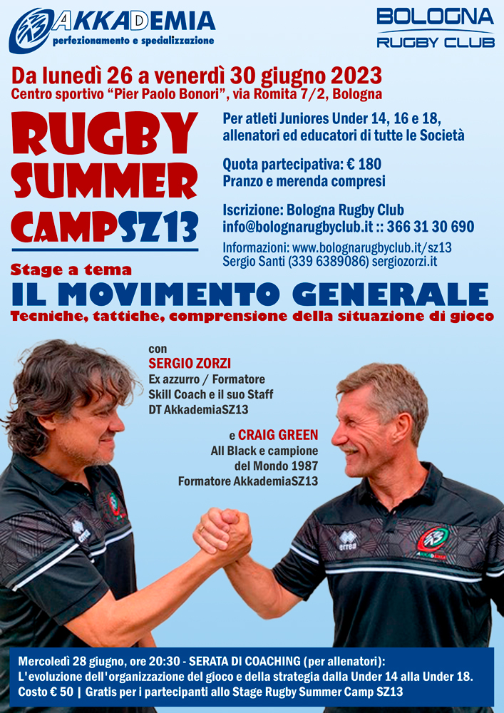 Rugby Summer Camp SZ13 Bologna