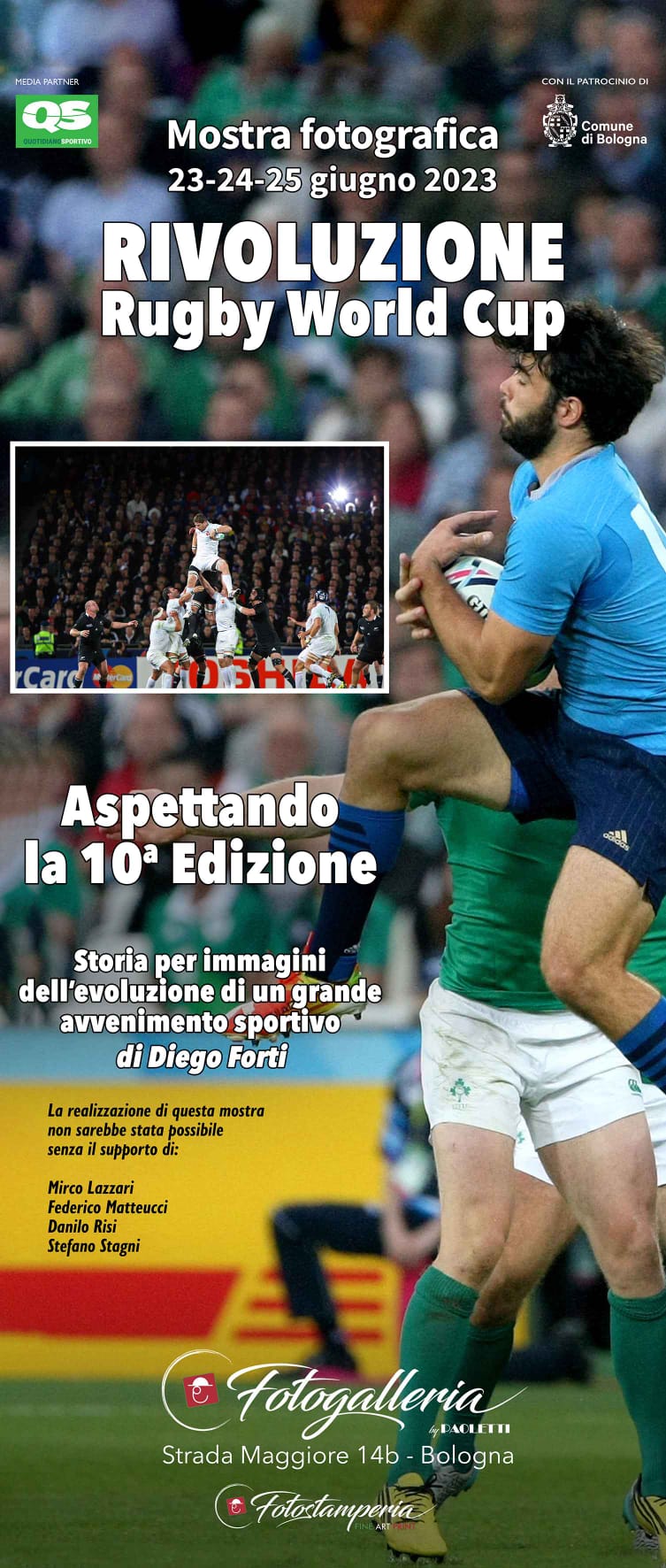 Mostra fotografica Rugby World Cup Diego Forti
