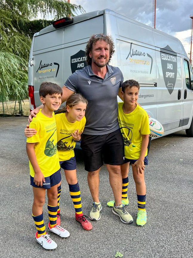 Open Day Reno Bologna Rugby Mauro Bergamasco