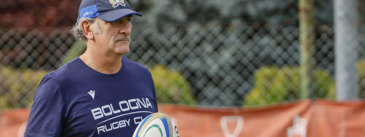Francesco Brolis saluta il Bologna Rugby