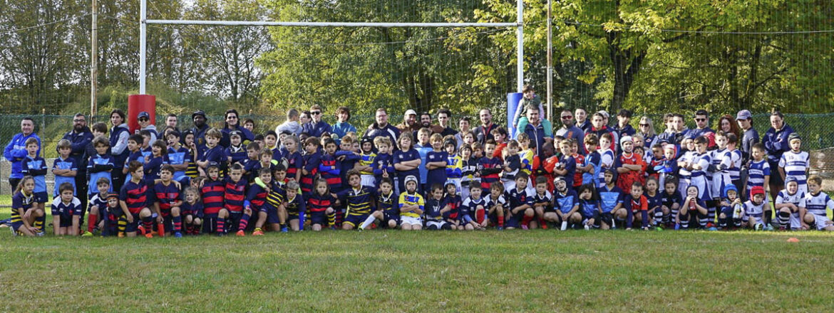 Minirugby: un weekend di mete, sorrisi e rotolamenti sull’erba!