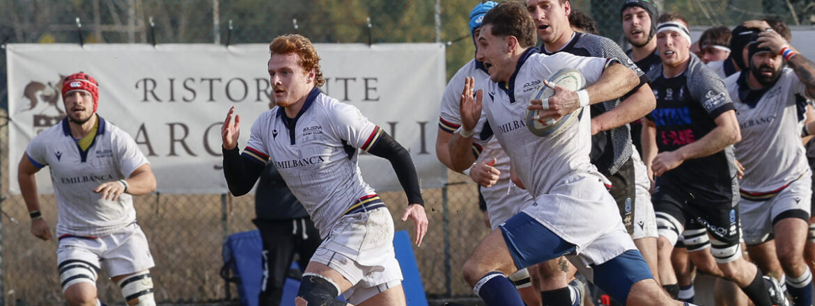 Emil Banca Bologna vince 43 a 10 con il Lyons