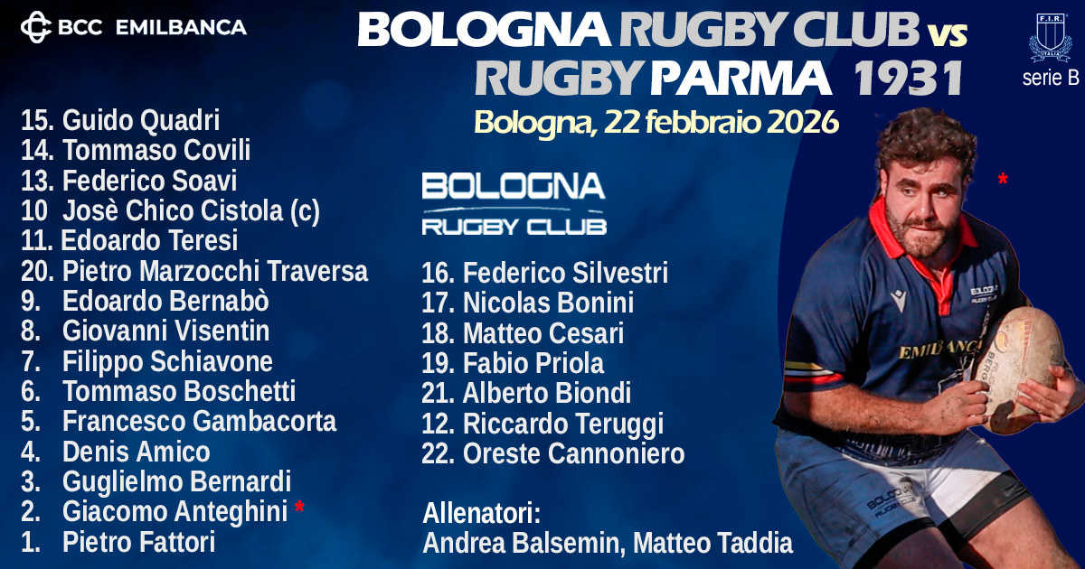 Bologna Rugby Club vs Rugby Parma