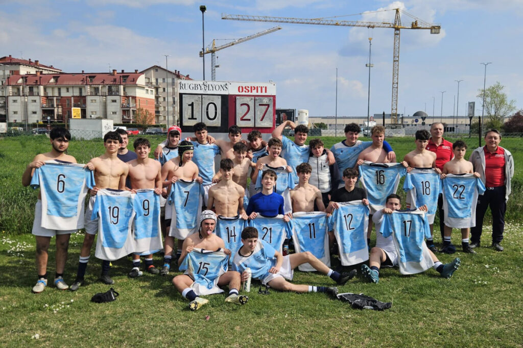 Under 16. Il Bologna batte i Lyons 27 a 10