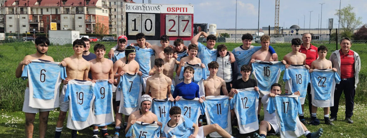 Under 16. Il Bologna batte i Lyons 27 a 10