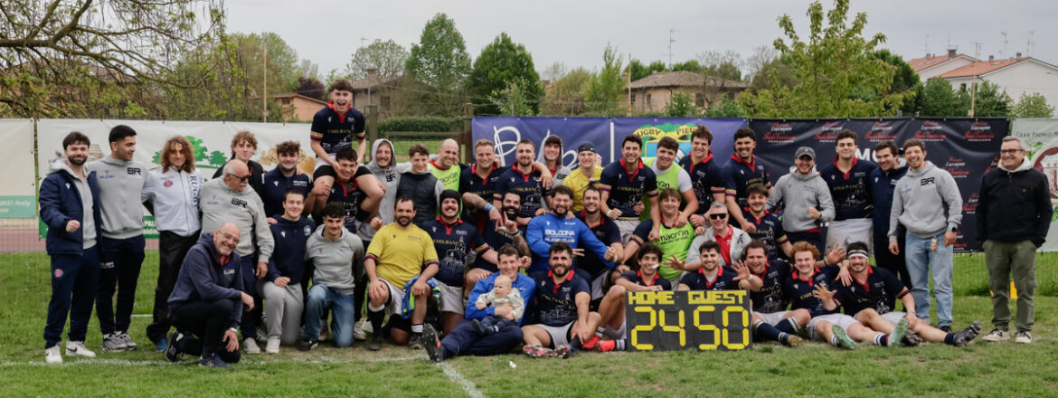 Il Bologna espugna Pieve: 50 a 24 e resta in testa alla classifica