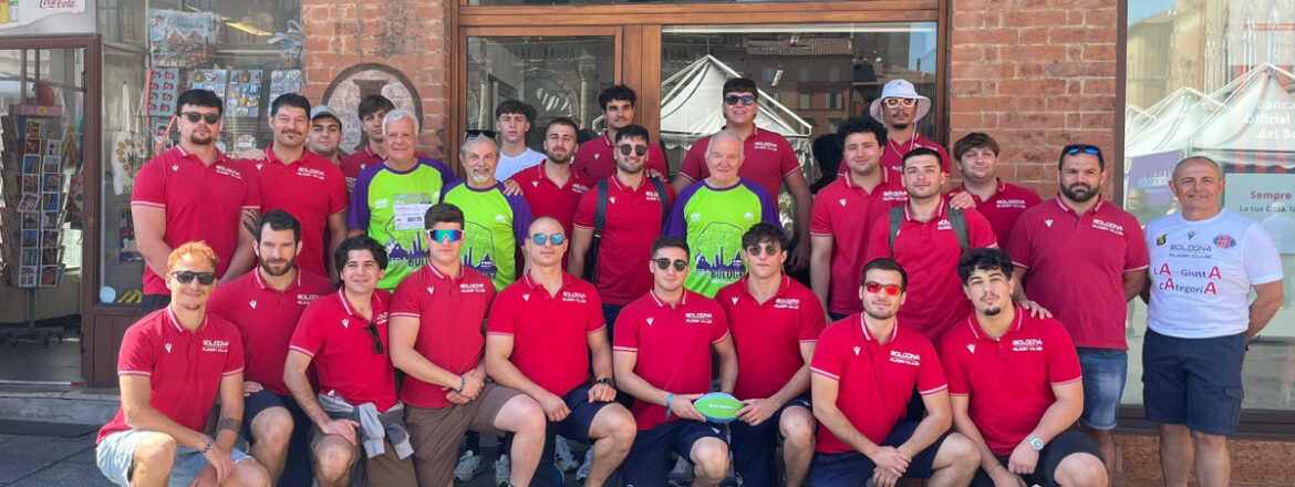 Il Bologna Rugby con Emil Banca alla StraBologna
