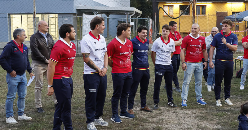Bologna Rugby Club. Presentazione maglie 2026-27